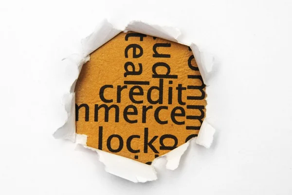 Kreditkonzept — Stockfoto