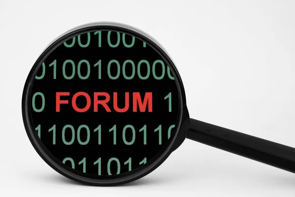 Forum web — Foto Stock