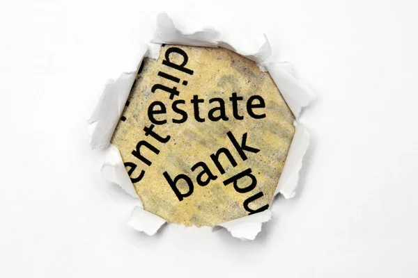 Estate bank concept — Stockfoto