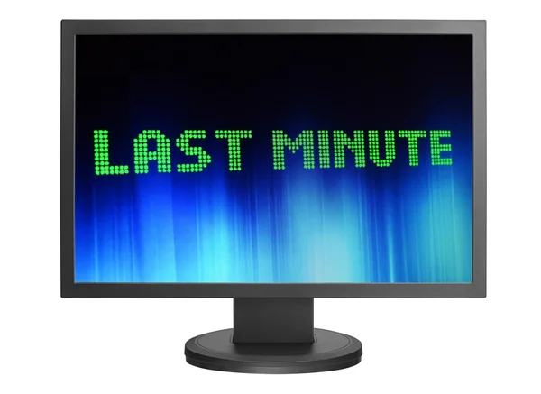 Last minute — Stock Photo, Image