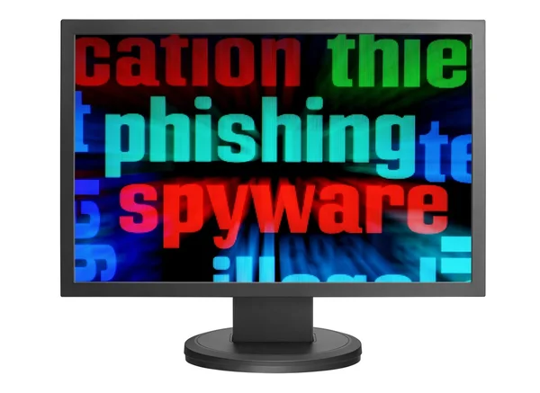 Phishing und Spyware — Stockfoto