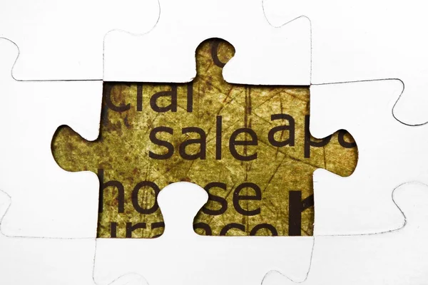 Sale puzzle concept — Stock Photo, Image