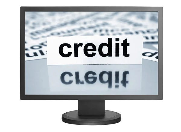 Koncepcja kredyt — Zdjęcie stockowe