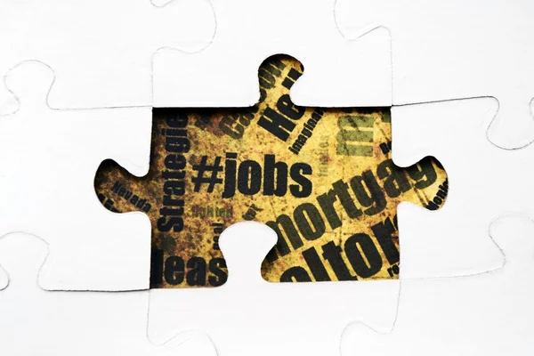 Jobs-Puzzle-Konzept — Stockfoto