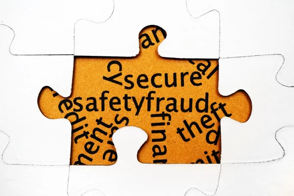 Veilige veiligheid fraude — Stockfoto