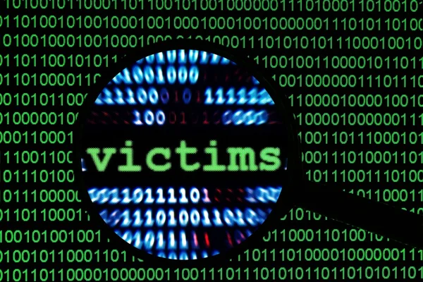 Internet victims — Stock Photo, Image