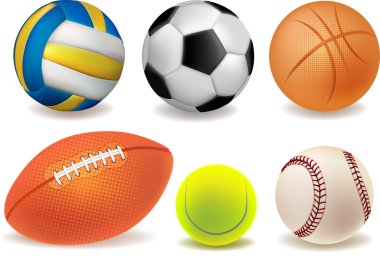 Ball set clipart