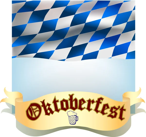Bandiera dell'Oktoberfest — Vettoriale Stock