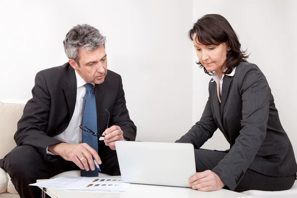 Two business at the meeting — Stock Photo, Image