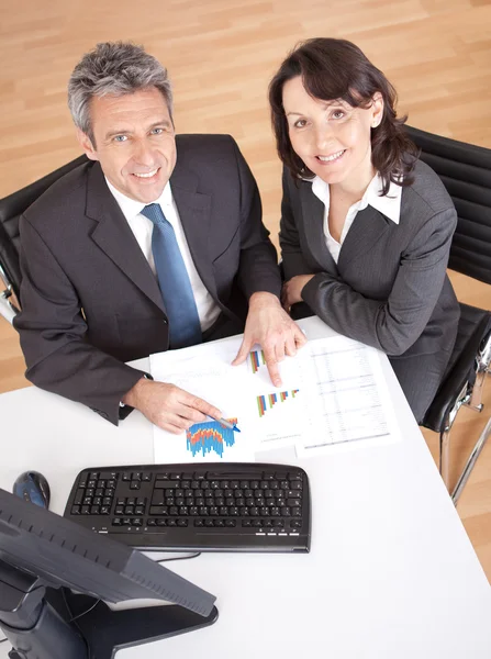 Business in the office at the meeting — Stock Photo, Image