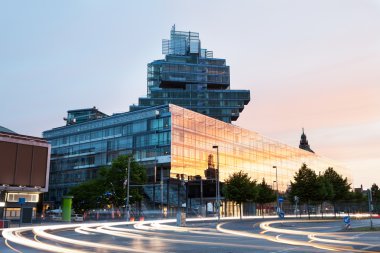 Modern architecture in Hamburg clipart
