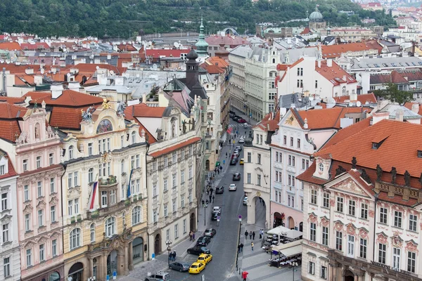 Praça da Cidade Velha (Starcontinua), Praga ,,, — Fotografia de Stock