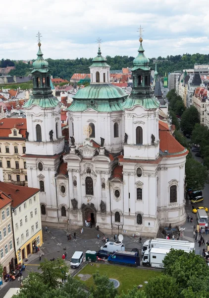 St. nicholas kyrka, Prag,,, — Stockfoto