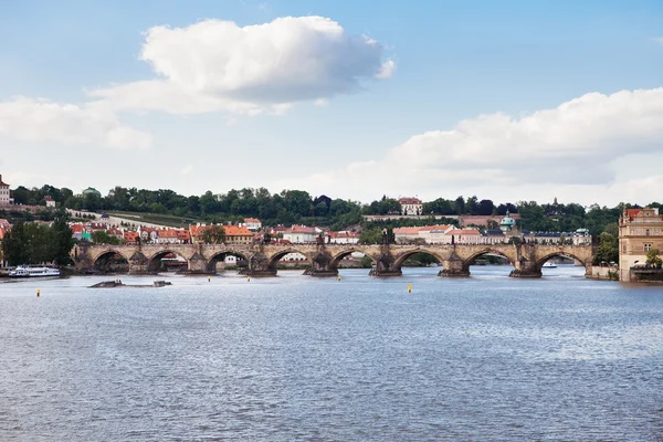 Charles Bridge, Praga, República Checa,, — Fotografia de Stock