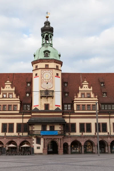 Rathaus in leipzig — Stockfoto