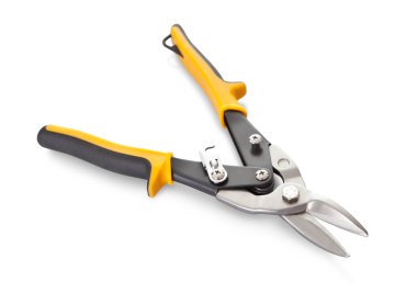 Yellow toothed pliers clipart