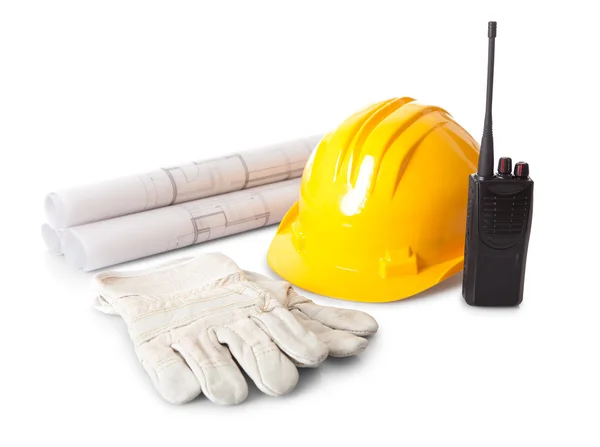 Set of constructions worker objects — Stock Photo, Image