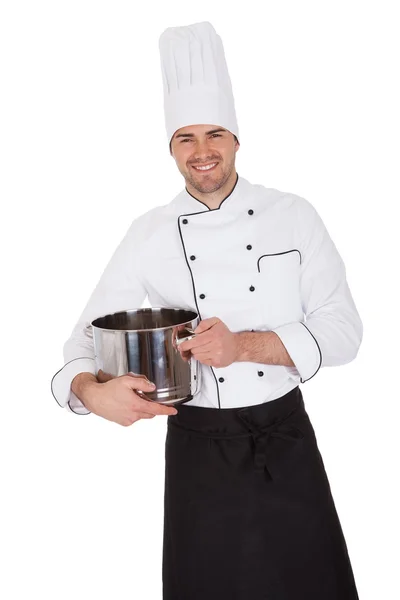 Retrato de chef feliz — Fotografia de Stock