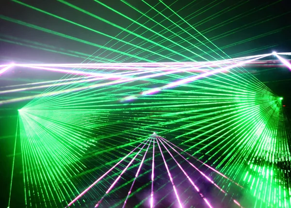 Disco and laser show — Stock Photo, Image