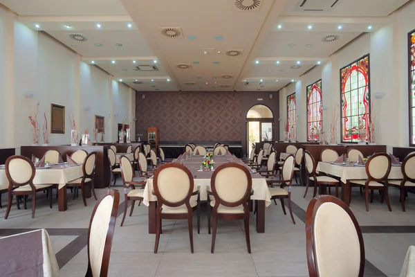 Hotel restaurante interior — Fotografia de Stock