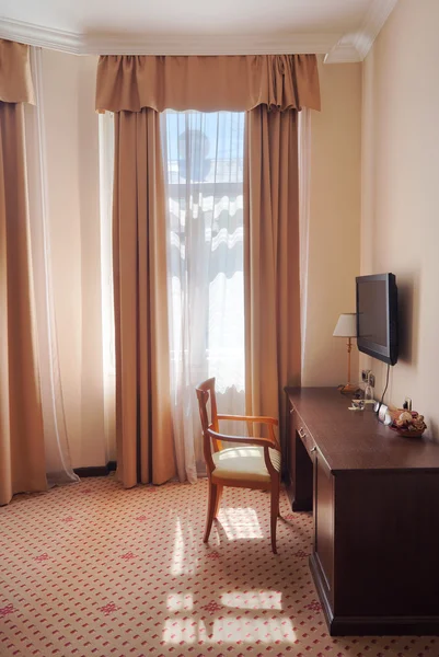 ホテルの部屋のインテリア — ストック写真