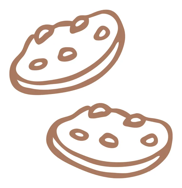Biscuits doodle — Image vectorielle