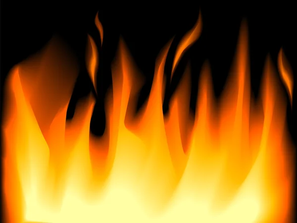 Feuerflammen — Stockvektor