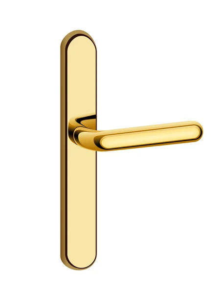 Poignée de porte or — Image vectorielle