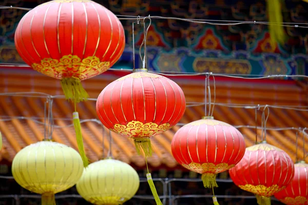 Lanterna nel tempio cinese — Foto Stock