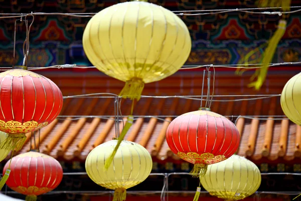 中国の寺院でランタン — ストック写真