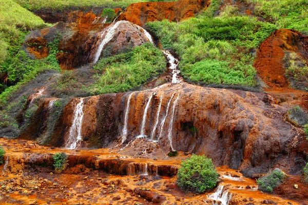 Cachoeira dourada em taiwan — Fotografia de Stock