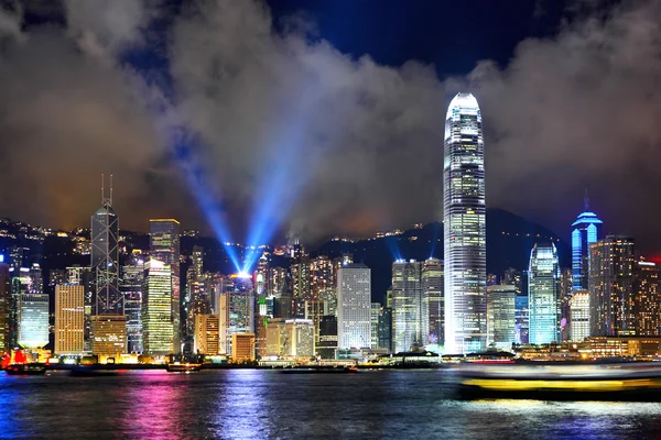 香港的夜景 — 图库照片#