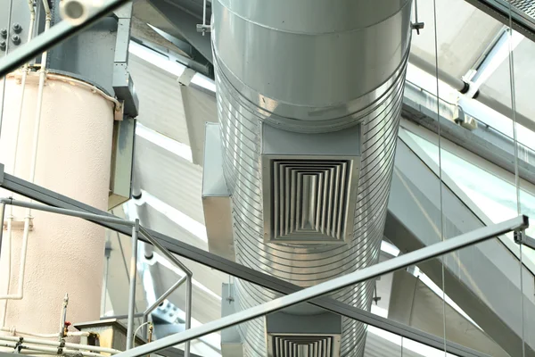 Вентиляционная труба кондиционирования воздуха — стоковое фото