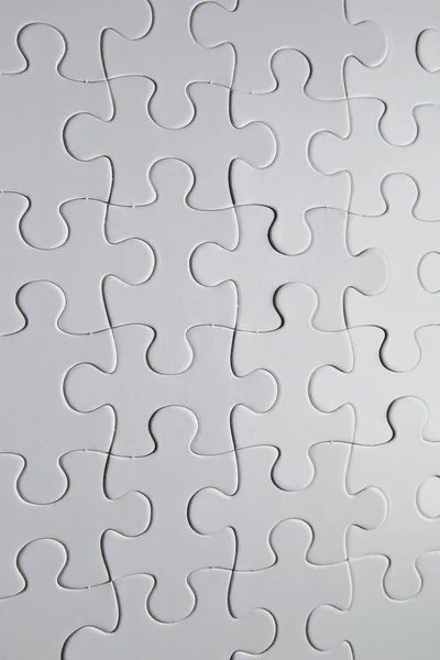 Bílá puzzle — Stock fotografie