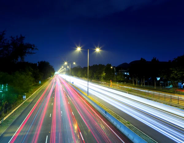 Carretera ar noche —  Fotos de Stock