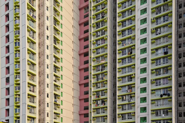 Общественный жилой дом в Гонконге — стоковое фото