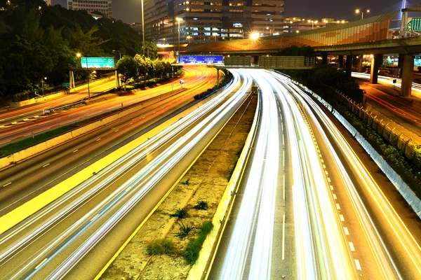 고속도로 자동차 빛 — 스톡 사진