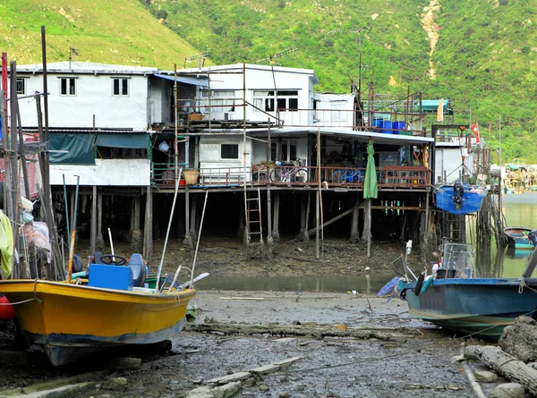 Тай O, традиційна рибальське село, в Hong Kong — стокове фото