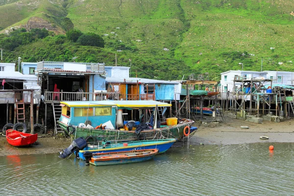 Tai o, traditioneel vissersdorp in hong kong — Stockfoto