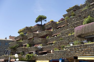 İspanya. Tossa de mar. dağ otel.