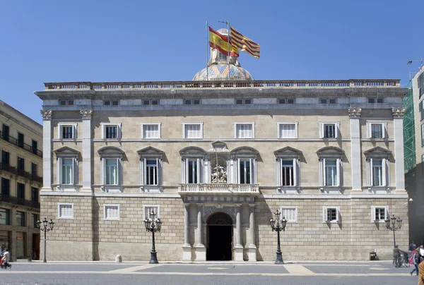 Španělsko, barcelona. dům vlády Katalánska. — Stock fotografie
