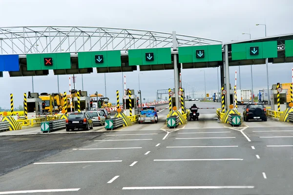 stock image Points of payment of journey on roads