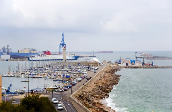 Franciaország. Sete. A kimenő port a-öbölben — Stock Fotó