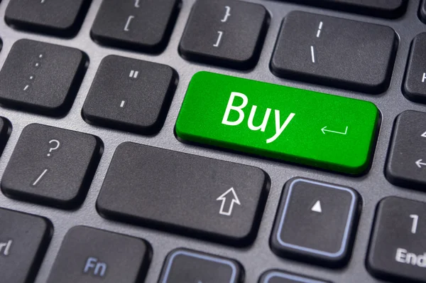 Comprar conceitos para compras on-line ou mercado de ações — Fotografia de Stock
