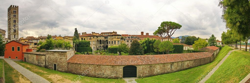 Lucca, a picturesque village in Tuscany