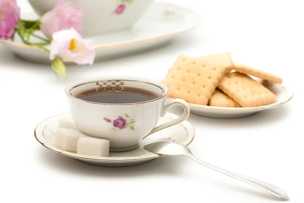 Coffee and biscuits — Stock Photo, Image