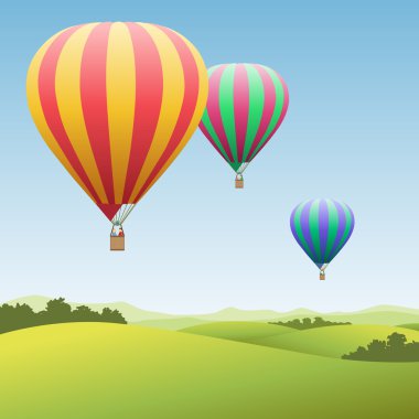 Hot Air Balloons clipart