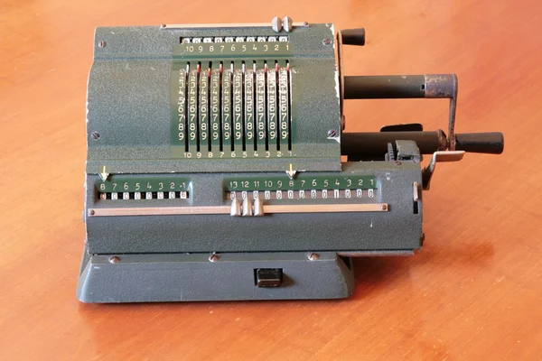 Ancient manual calculator — Stock Photo, Image