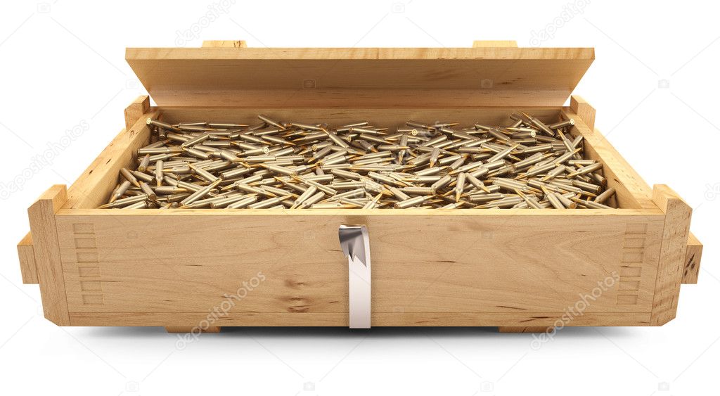 AK47 ammo in a box