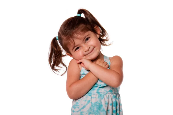 Κορίτσι χαριτωμένο μικρό παιδί — Φωτογραφία Αρχείου